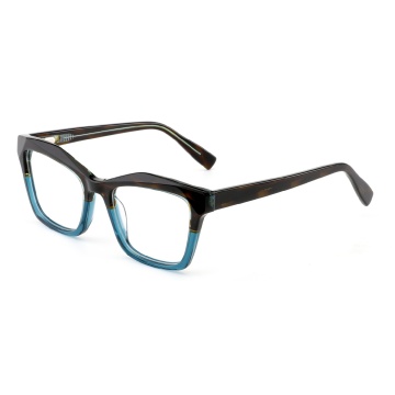 Low MOQ Geometric Acetate Eyeglasses Frame