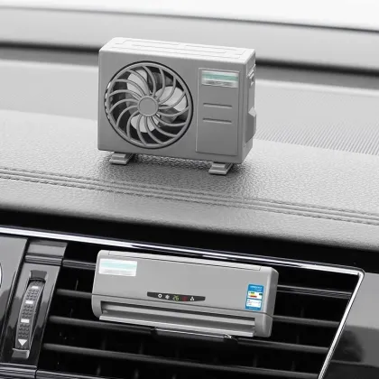 New Design Air Conditioning Aromatherapy Diffuser with Solar Power Car Freshener