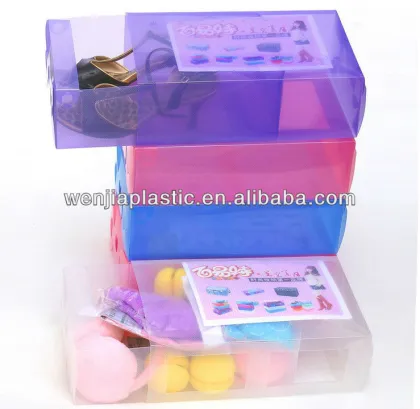 custom brand new acrylic shoe box clear lady shoe box