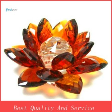Beautiful Crystal Lotus Flower For Decoration Or Gift
