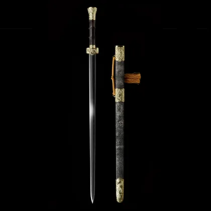 Dragon and Phoenix Auspicious Classic Edition Qin Dynasty Sword Martial Arts Collection Steel Crafts Gifts