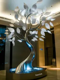 Cultural Tourism Scenic Area Artistic Iron Art Trees