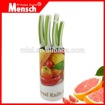 5pcs knife set color vegetable paring knife set in hot selling