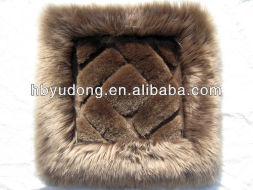 Wholesale natural Merino sheepskin cushion with high quality and low price