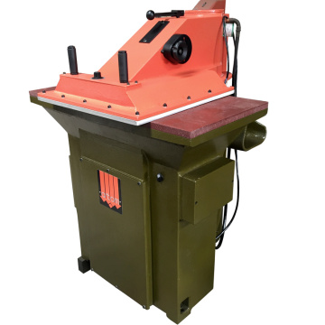 Used Italian Atom Leather Swing Arm Clicker Cutting Press