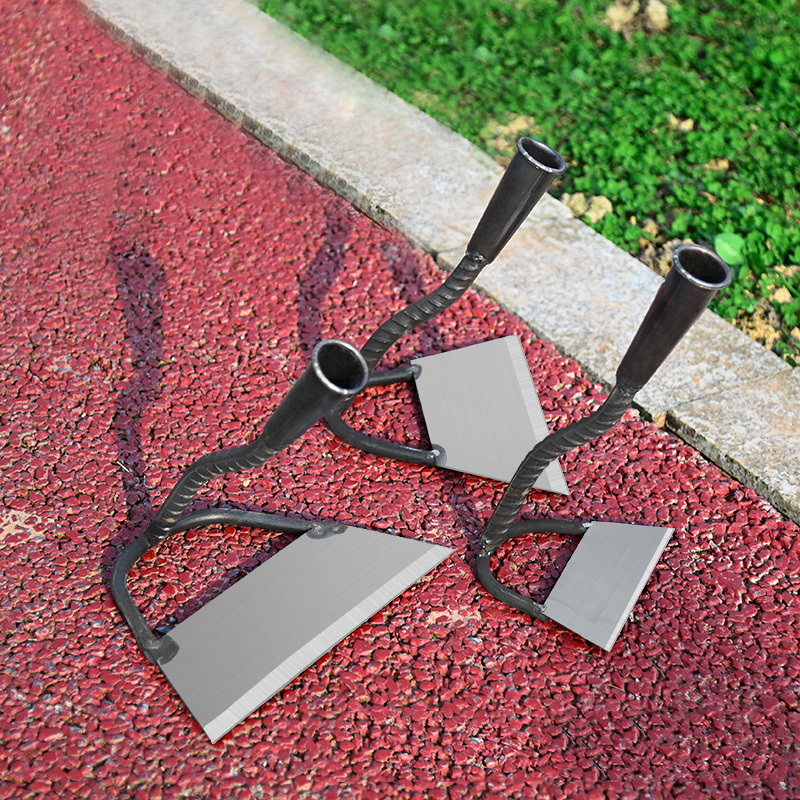 New type manganese steel hollow hoe agricultural weeding tool garden small hoe