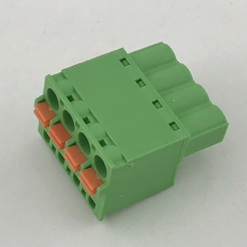 Front Plug spring female terminal block pitch 5.08MM