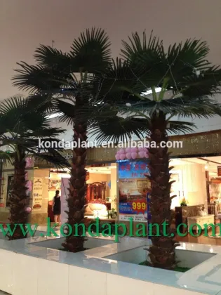 Artificial big tree,decorative palm tree,plastic palm tree
