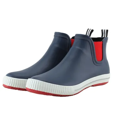 Waterproof Chelsea Boots for Women - Rubber Rain Gumboots Shoes