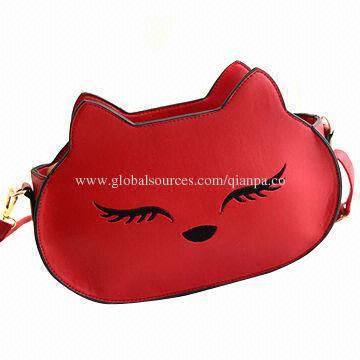 Customized Ladies' Fashionable PU Clutch Bag, Measures 16*8*5cm