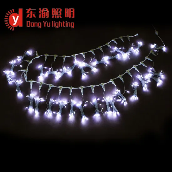DONGYU pure white led curtain light for outdoor used