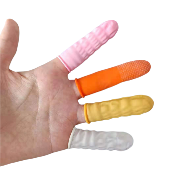 Disposable Cleanroom Latex Finger Cot - 100% Silicone Oil Free ESD, 500g Pack