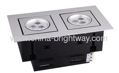 6x1w Led Recessed Downlight 