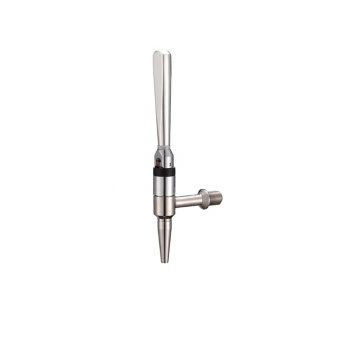 Custom Long Shank Beer Tap Faucet - Stainless Steel with Silver Color (Made in China)