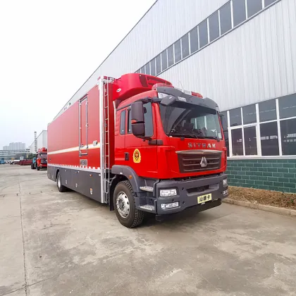 Sinotruk Shandeka fire refrigerated truck