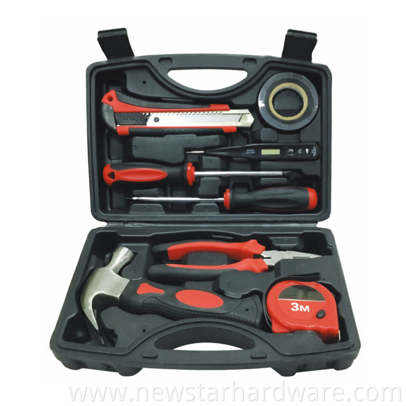 Conjunto de ferramentas para pequenas manuais de 9 peças