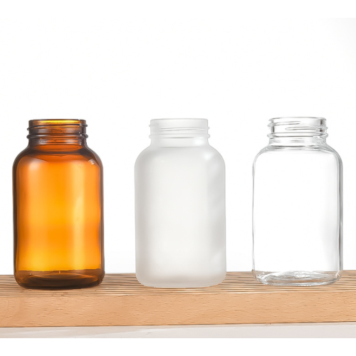 250ML Glass Pill Jar Medicine Bottle