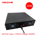 Chargeur de type C de 1000W High Power 48 PORTS