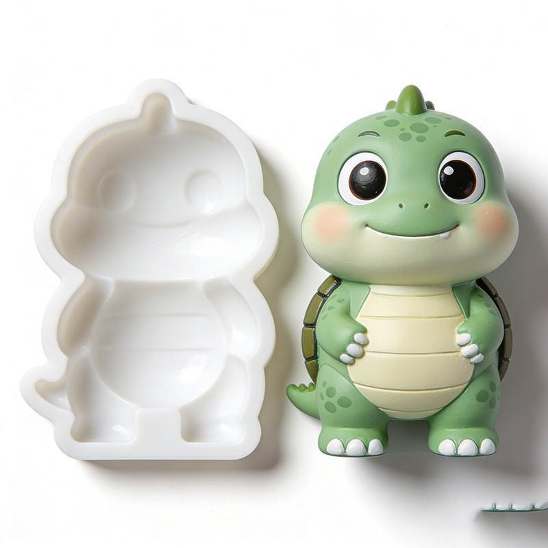 Condensation curing silicone mold rubber