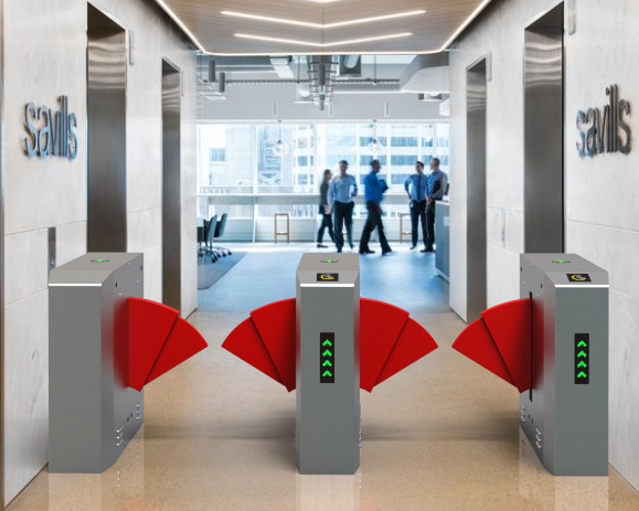 Entrance and Exit Access Control Turnstile Gate