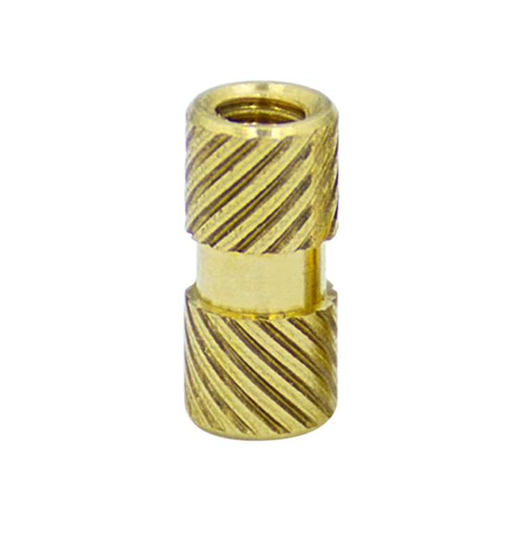 Brass Insert Knurled Hot-Melt Hot-Pressed Injection Nut