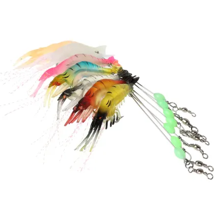 Noctilucent Plastic Lures and Bait Set for Fishing