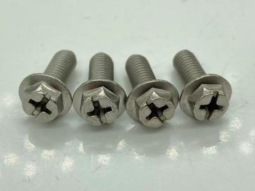 Phillips slotted hex washers screws 10#-32*1/2 Knurl thread