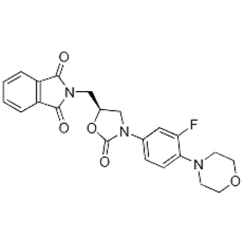 1H-isoindole-1,3 (2H) -dione, 2 - [[(5S) -3- [3-fluoro-4- (4-morpholinyl) phényl] -2-oxo-5-oxazolidinyl] méthyl] CAS 168828 -89-5