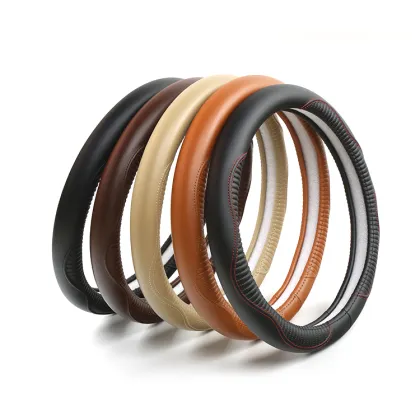 Wholesale Customized Genuine Leather Steering Wheel Covers