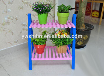 Folding wooden flower stands / wooden colored wedding flower stands / wooden church flower stands