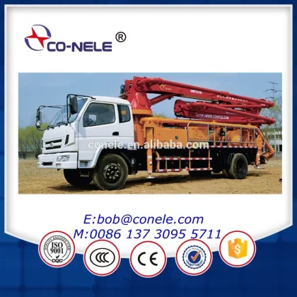 Concrete pump truck boom