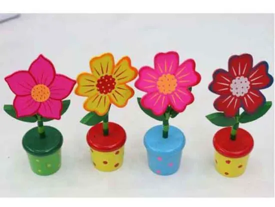 12 PCS WOODEN FLORAL