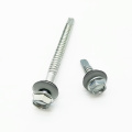 hex drill screw, stainless steel metal hex flange