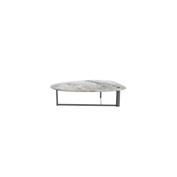 Minimalist Oval Coffee Table for Living Room