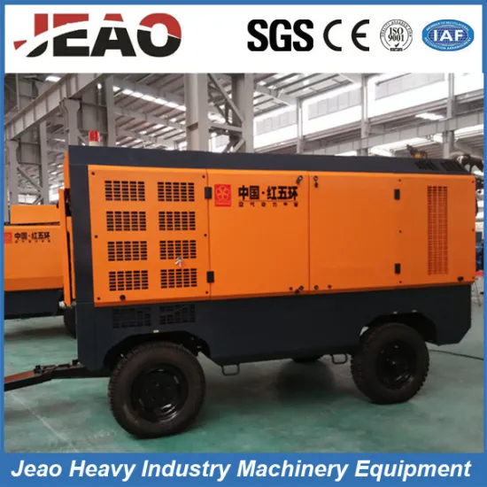 GPS Remote Control System 22m3/Min Mobile Diesel Screw Air Compressor