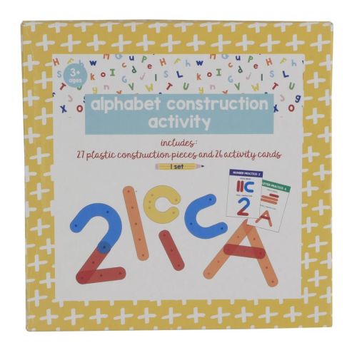 Aktivitas konstruksi alfabet untuk anak -anak