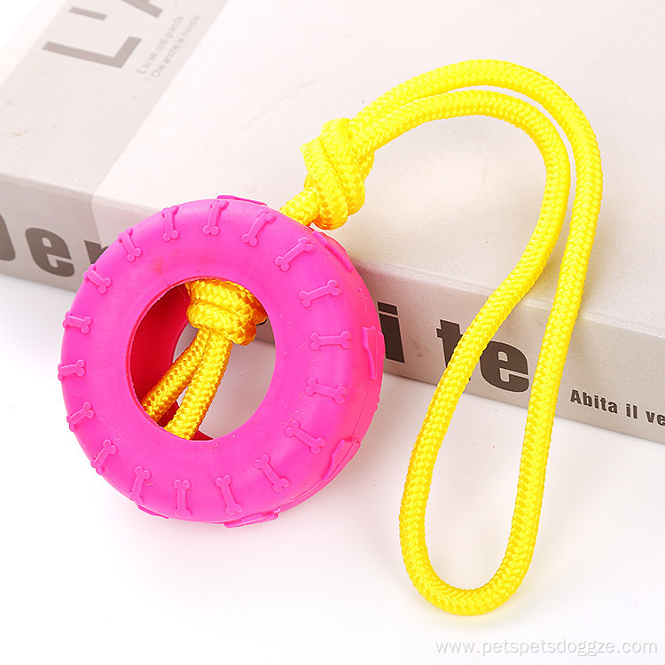 Durable Pet Dog Rope Toys With TPR