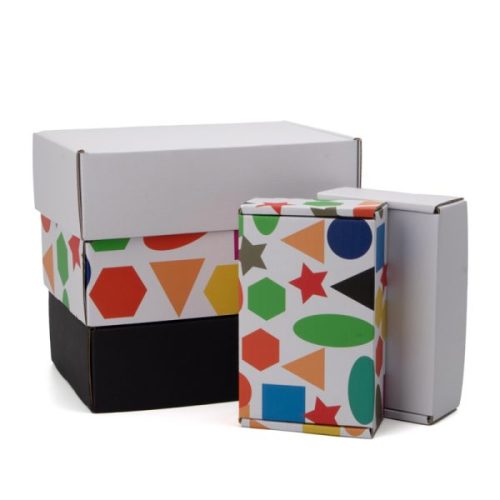 Custom Logo Printed Corrugated Shipping Boxes for Apparel