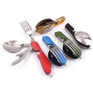 Promotional Camping Multi-function Tool with Spoon, Knife and Fork