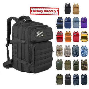 Custom Quality 45L Waterproof Hiking Large Capacity Tactical Backpack
