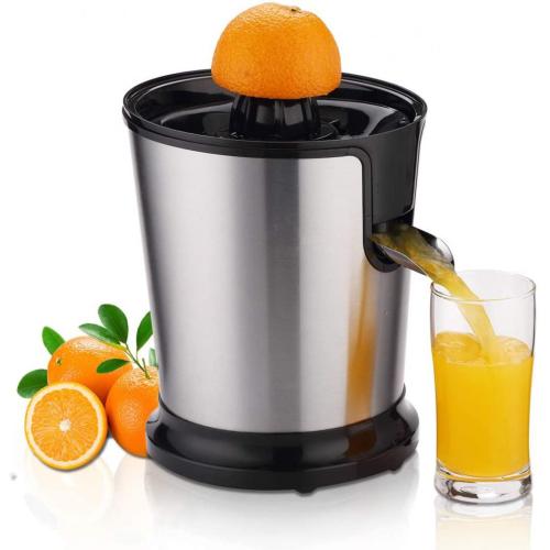 Espremedor de espremedor elétrico de aço inoxidável 300W Extrator espremedor de suco de laranja de dupla direção Espremedor de limão cítrico