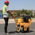 325kg walking single steel wheel gasoline powered vibratory road roller