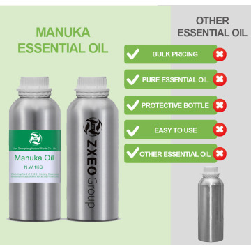 Óleo de Manuka Orgânico 100% puro - Óleo de grau terapêutico orgânico - Suporte natural para cuidados com a pele