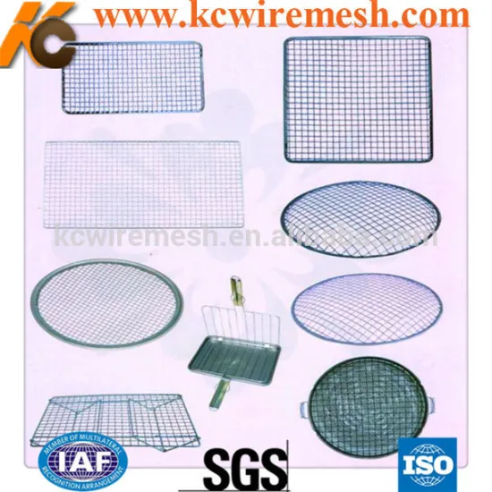 Circular barbecue grill netting