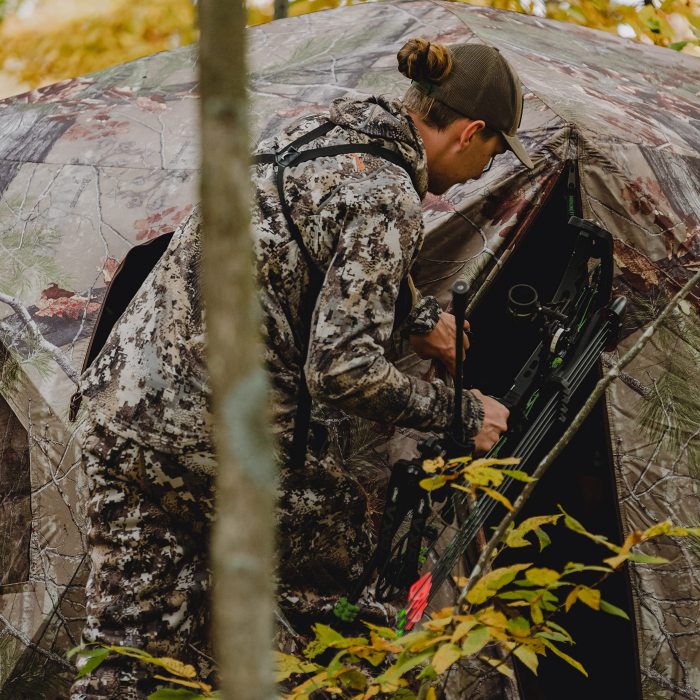 ਸਟੈਲਥ ਆਉਟਡੋਰ ਸ਼ਿਕਾਰ ਲਈ 5-ਪੱਖੀ ਸ਼ਿਕਾਰ ਅੰਨ੍ਹੇ ਤੰਬੂ