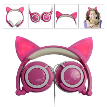 Original cute Cat Ear Pink Color Stylish Headphones