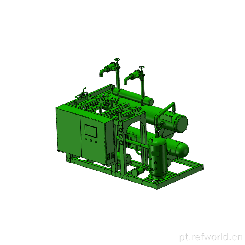 Kits de instalação e fácil unidades de condensação de parafuso 75 hp séries