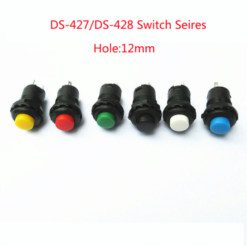 DS-428/427 Round Button Switch with Lock or Not Self-Reset