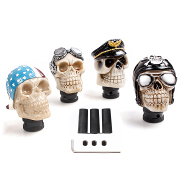 Personalized Halloween Devil Skull Resin Shift Knob for Car Gear Stick