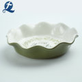 Customization Fine Applique Fruit Ceramic Plate